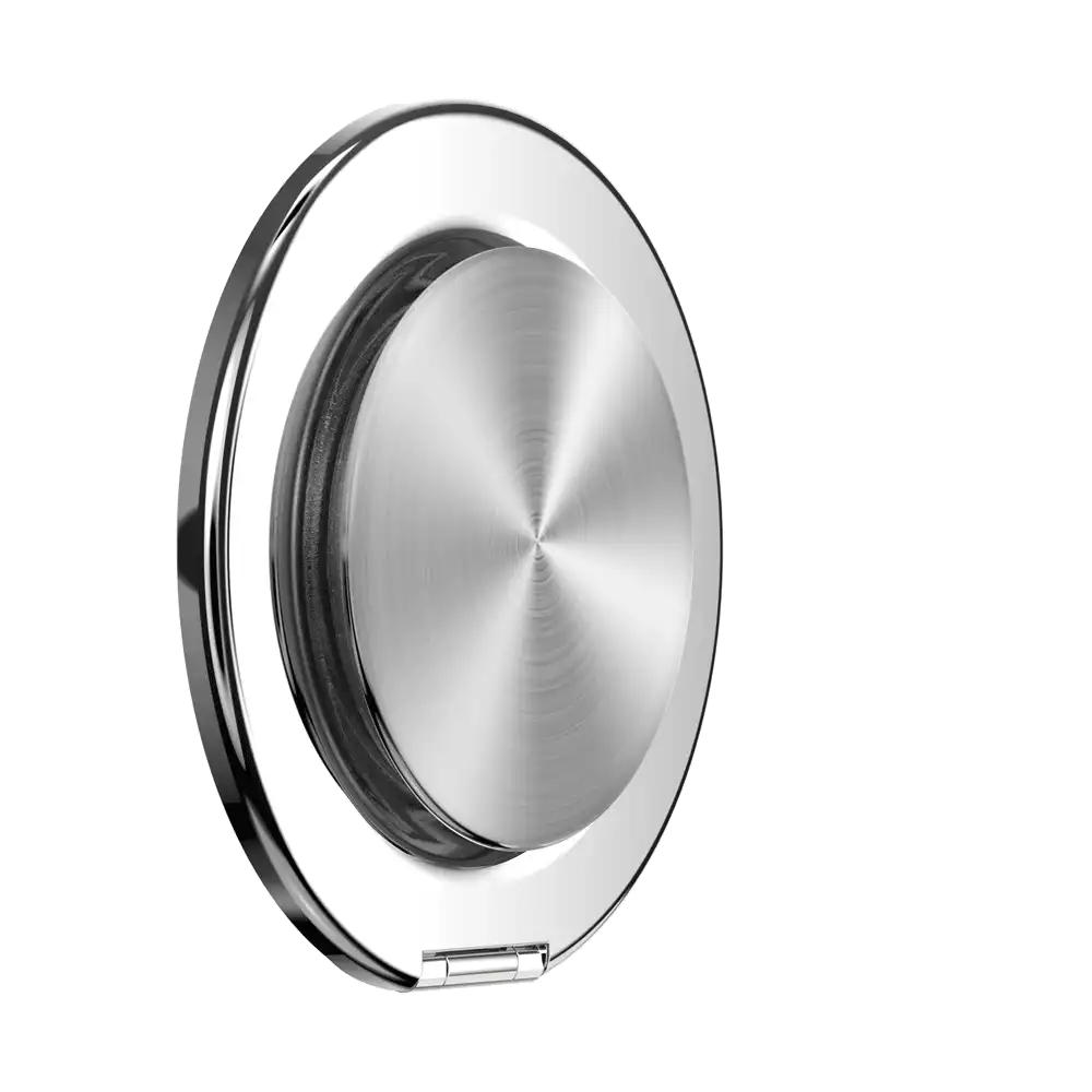 Aluminum Radial Silver — MagSafe Kick-Out Grip & Stand