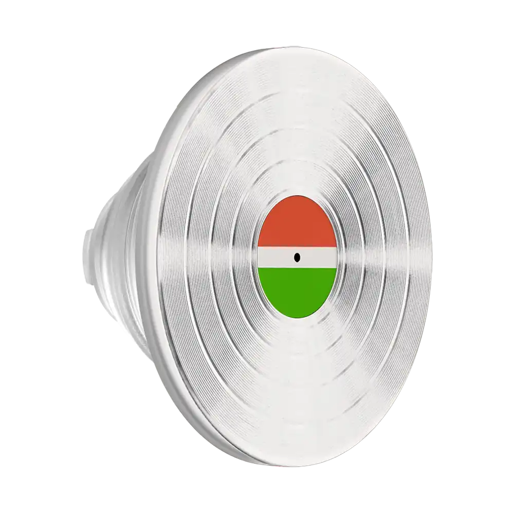 Backspin Aluminum 45rpm Silver — MagSafe PopGrip