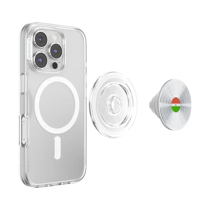 Backspin Aluminum 45rpm Silver — MagSafe PopGrip