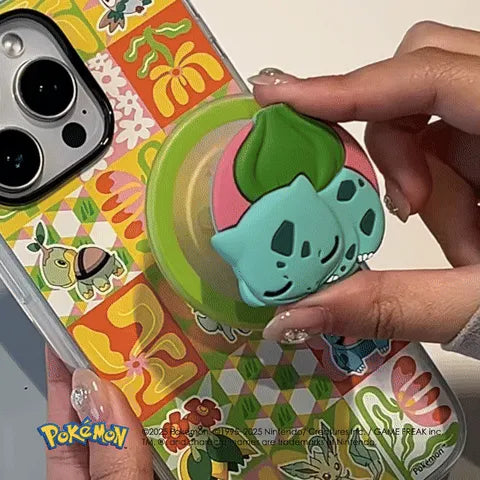 PopOut Sleepy Bulbasaur — MagSafe PopGrip