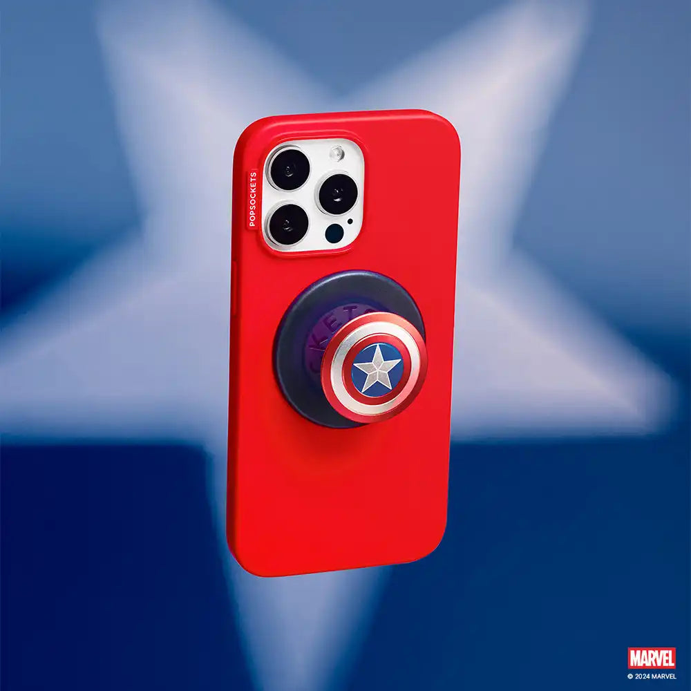 Enamel Captain America — MagSafe PopGrip