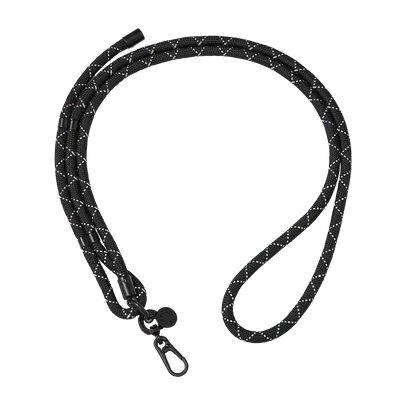 Paracord Black — Phone Strap