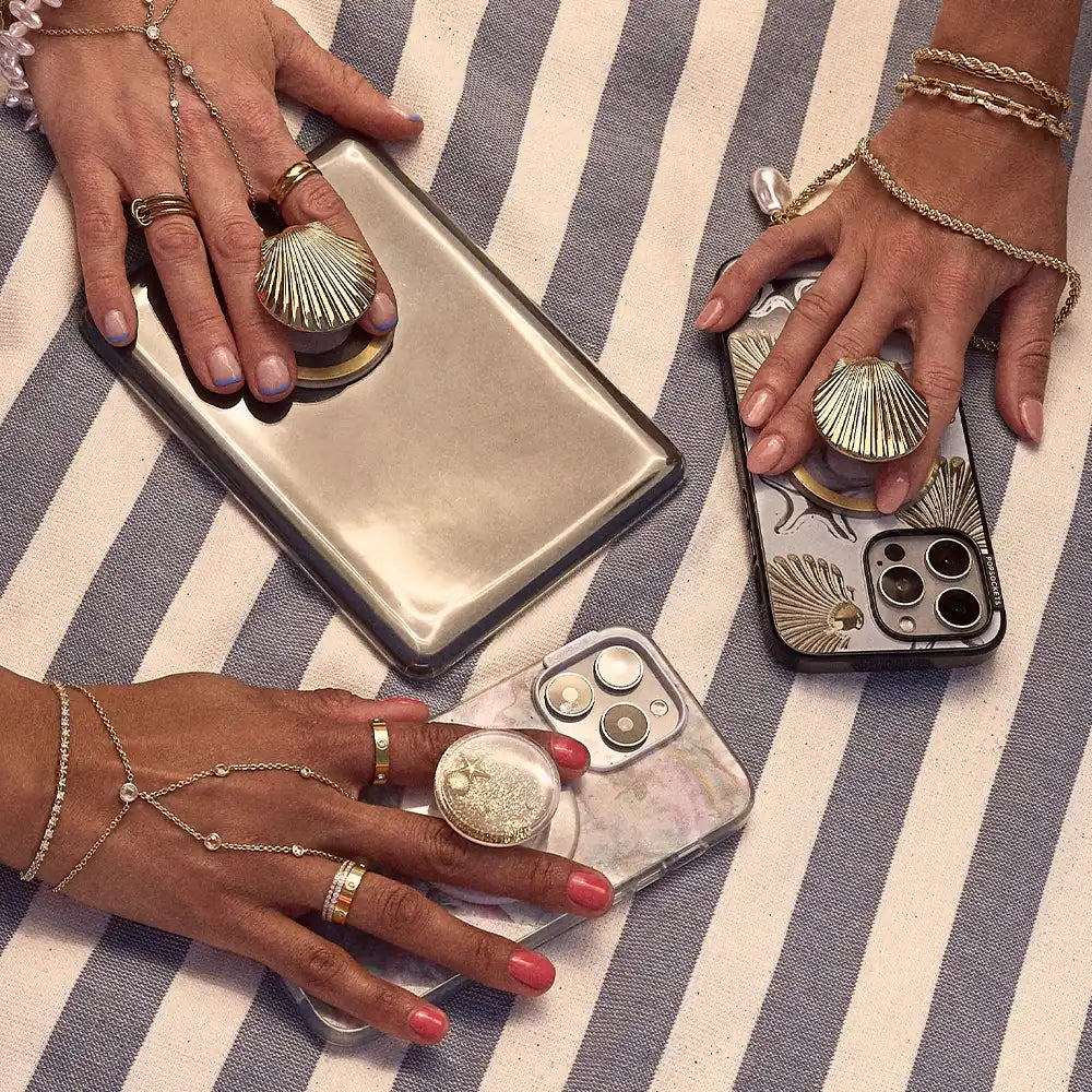 Gold Mariner Links — Phone Wristlet