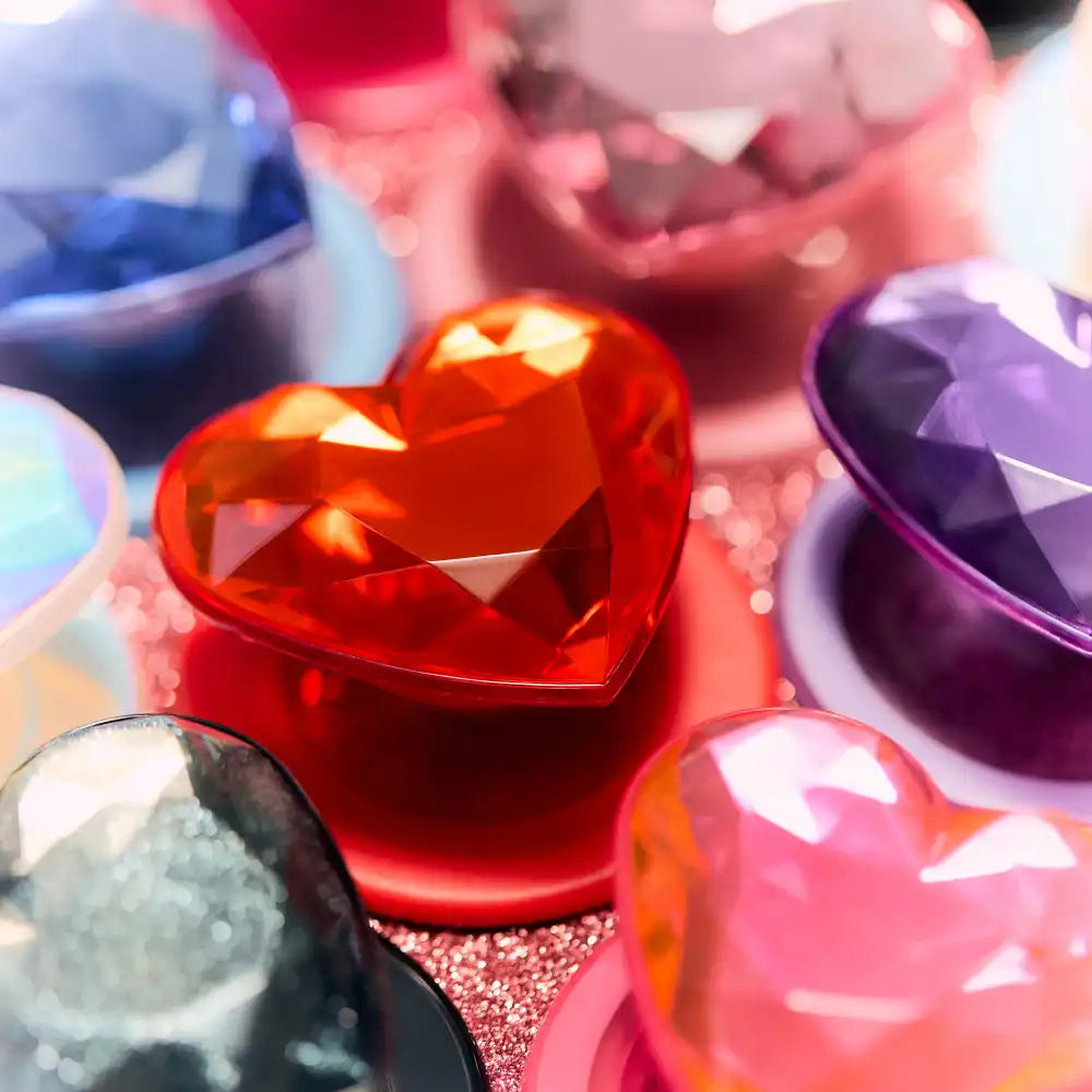 Crystal Heart Lavender — MagSafe PopGrip