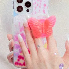 Molded Butterfly Magenta — MagSafe PopGrip