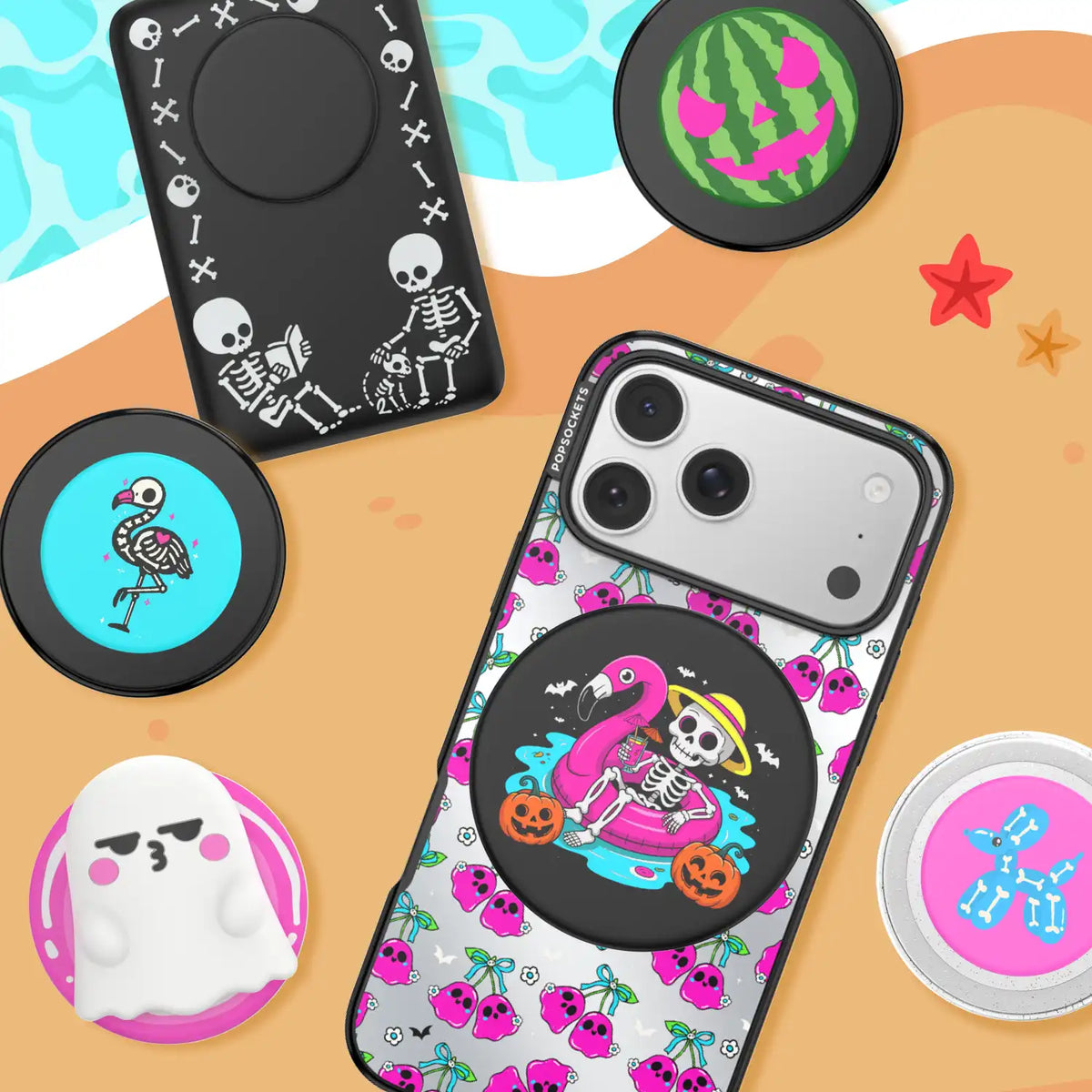PopOut Ghostie — MagSafe PopGrip