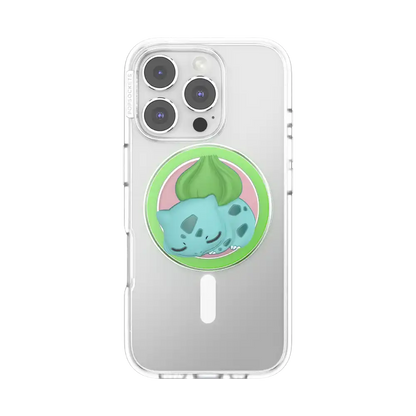 PopOut Sleepy Bulbasaur — MagSafe PopGrip