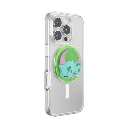 PopOut Sleepy Bulbasaur — MagSafe PopGrip