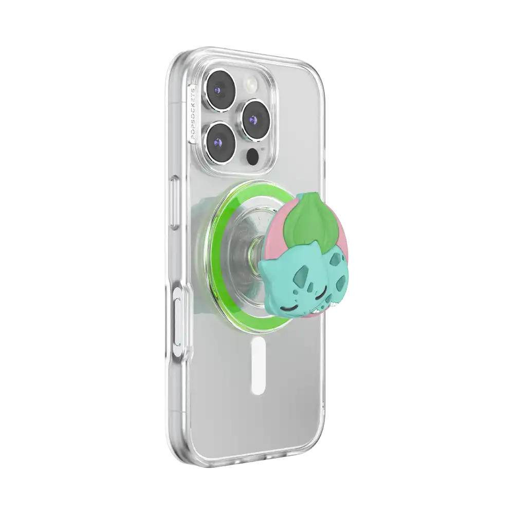 PopOut Sleepy Bulbasaur — MagSafe PopGrip