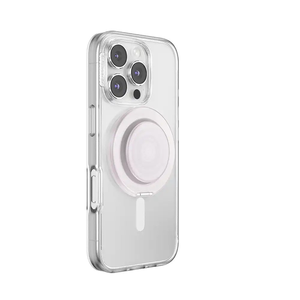 White Opalescent — MagSafe Kick-Out Grip & Stand