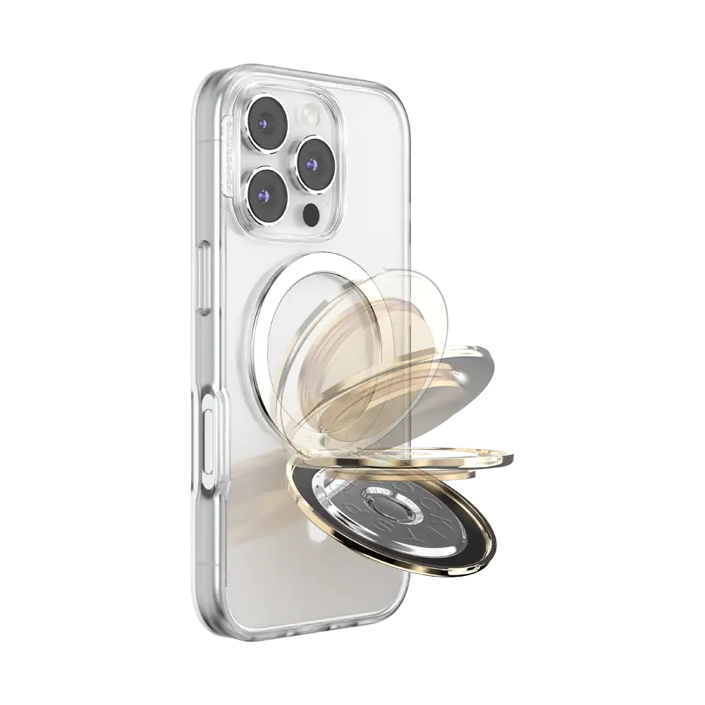 Aluminum Radial Gold — MagSafe Kick-Out Grip & Stand