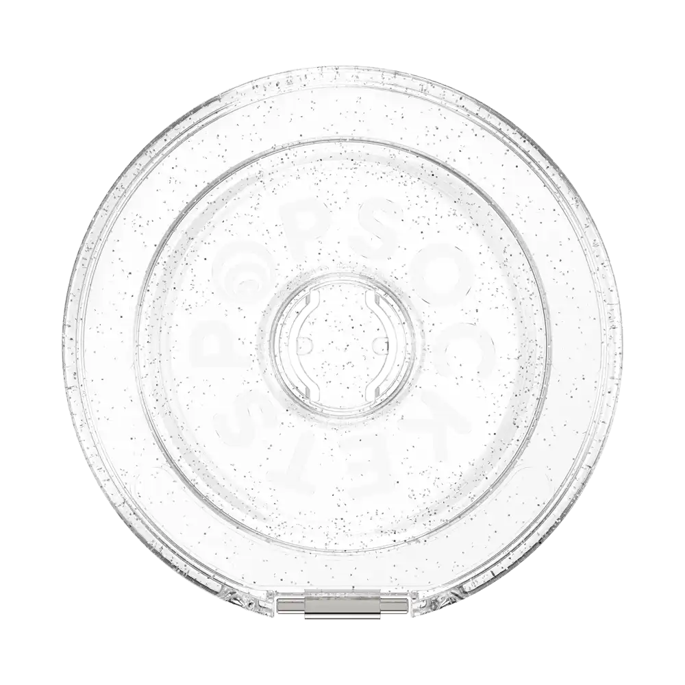 Clear Glitter — MagSafe Kick-Out Grip & Stand
