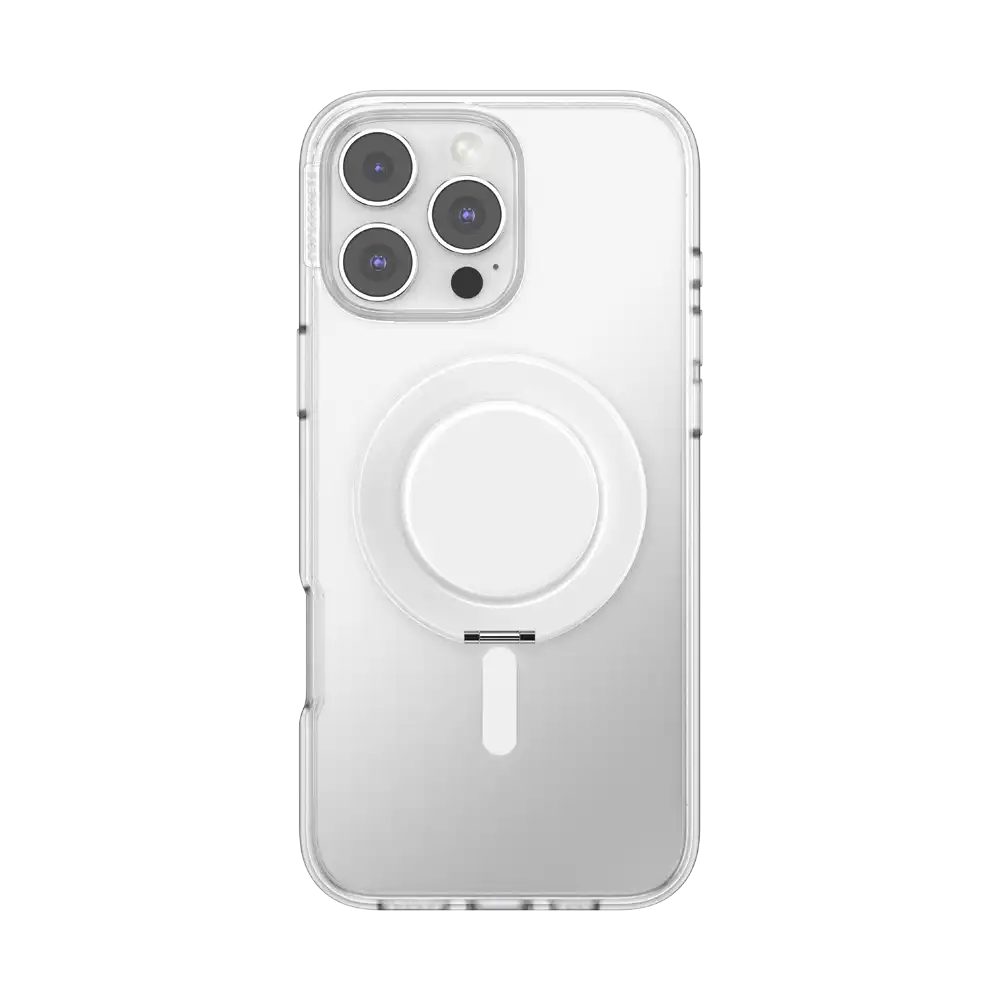 Glossy White — MagSafe Kick-Out Grip & Stand