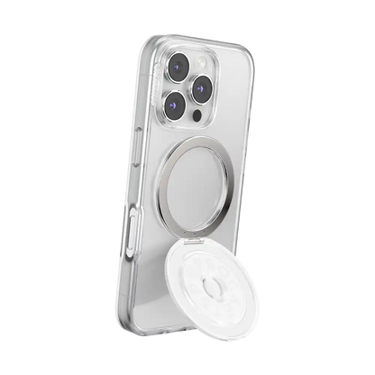 Glossy White — MagSafe Kick-Out Grip & Stand