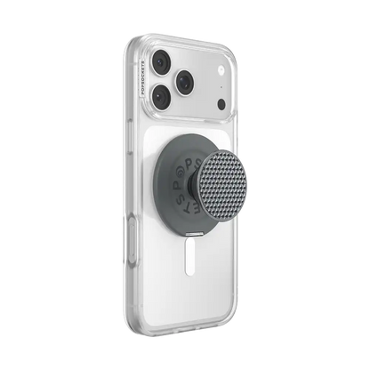 Aluminum Knurl Gunmetal — MagSafe Kick-Out Grip & Stand