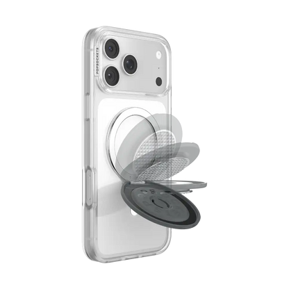 Aluminum Knurl Gunmetal — MagSafe Kick-Out Grip & Stand