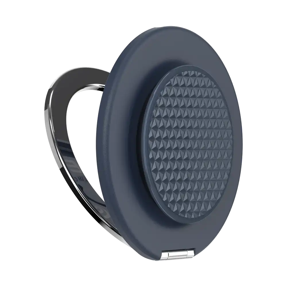 Aluminum Knurl Navy — MagSafe Kick-Out Grip & Stand