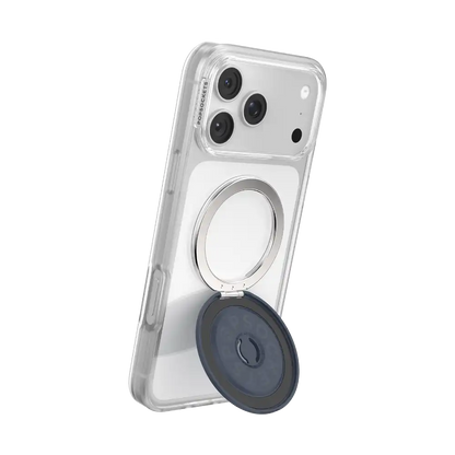 Aluminum Knurl Navy — MagSafe Kick-Out Grip & Stand