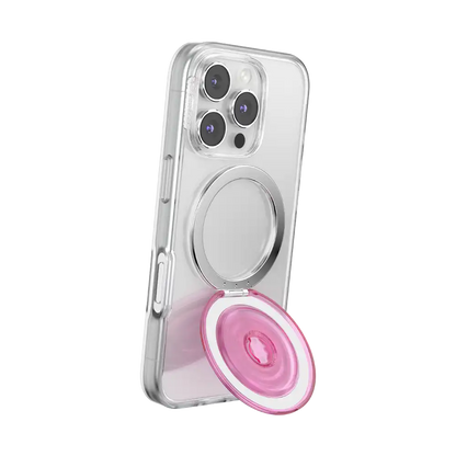 Translucent Baby Pink — MagSafe Kick-Out Grip & Stand