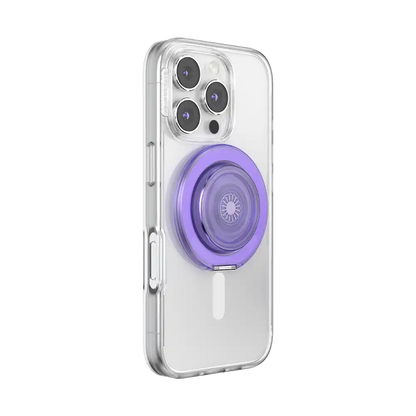 Translucent Dusty Purple — MagSafe Kick-Out Grip & Stand
