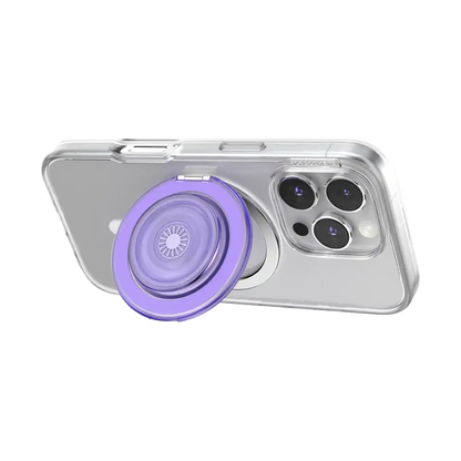 Translucent Dusty Purple — MagSafe Kick-Out Grip & Stand