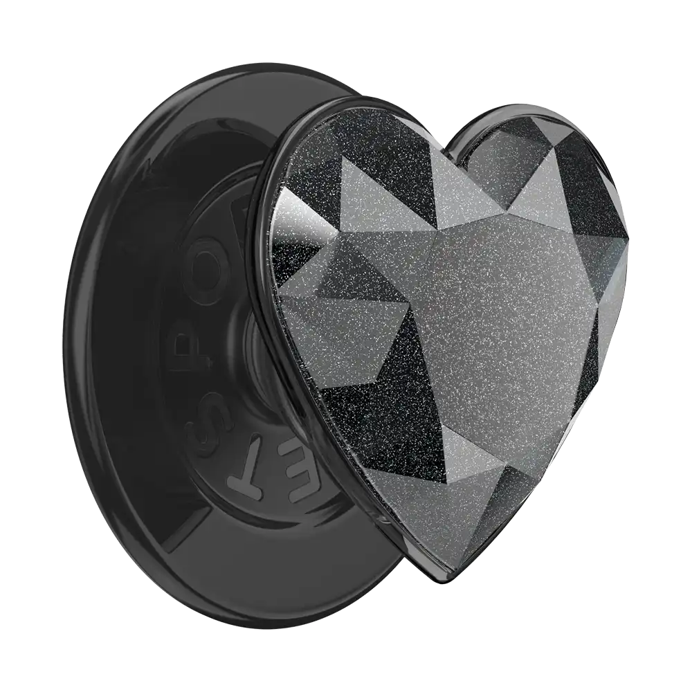 Iridescent Crystal Heart — MagSafe PopGrip