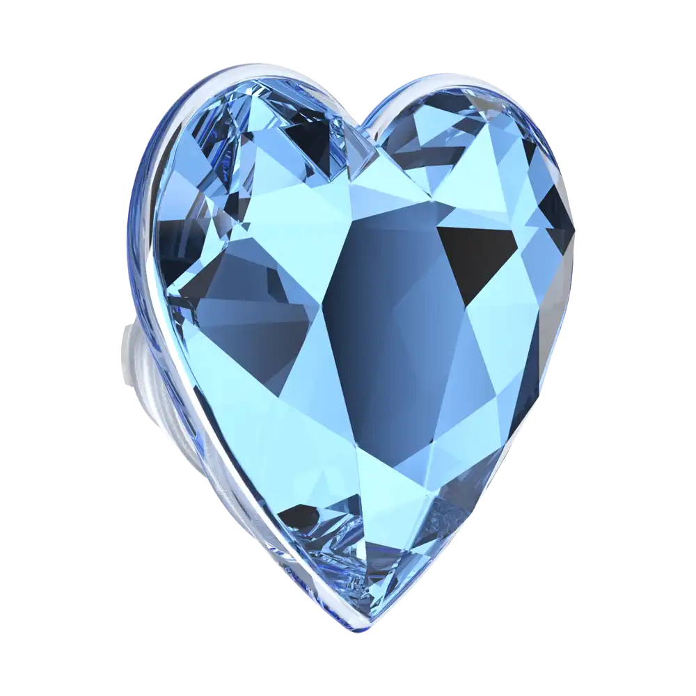 Crystal Heart Frost — MagSafe PopGrip