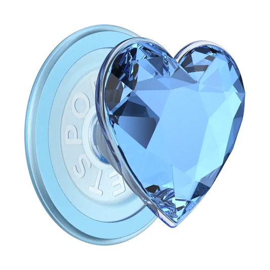 Crystal Heart Frost — MagSafe PopGrip