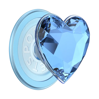 Crystal Heart Lavender — MagSafe PopGrip