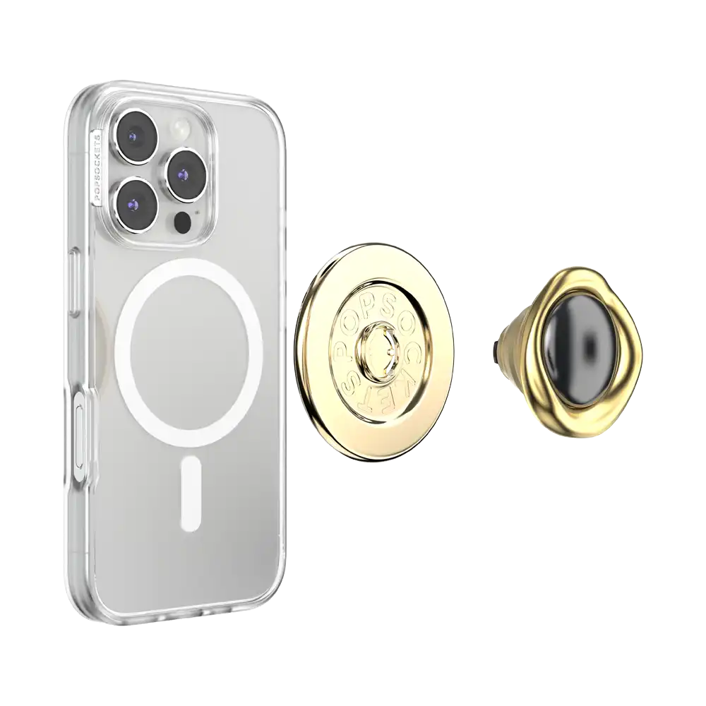 Enamel Eye of the Behold Silver — MagSafe PopGrip