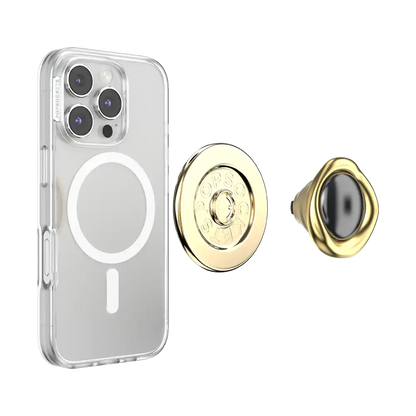 Enamel Eye of the Behold Silver — MagSafe PopGrip