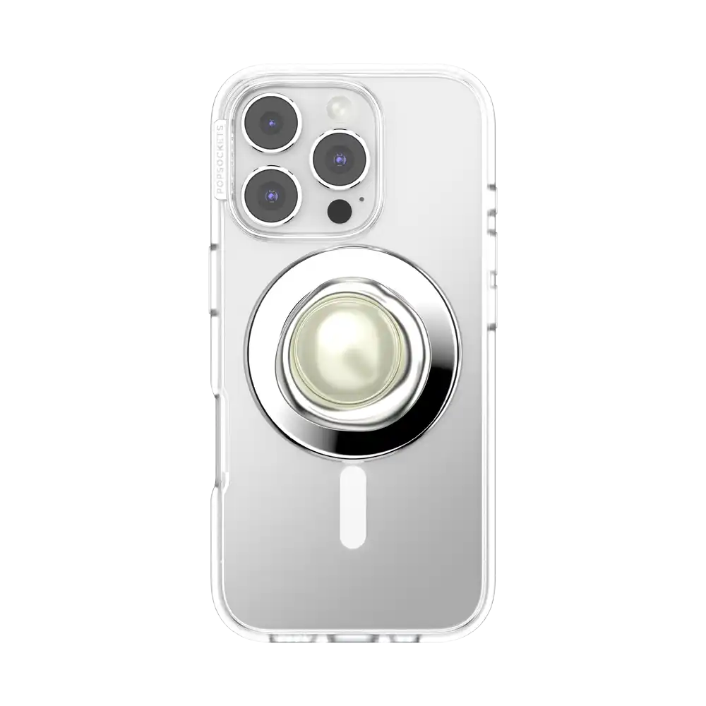 Enamel Eye of the Behold Silver — MagSafe PopGrip