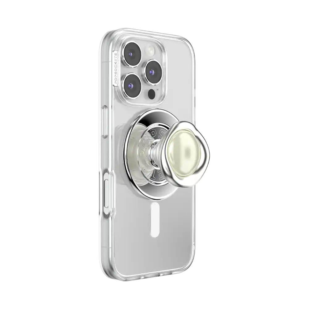 Enamel Eye of the Behold Silver — MagSafe PopGrip