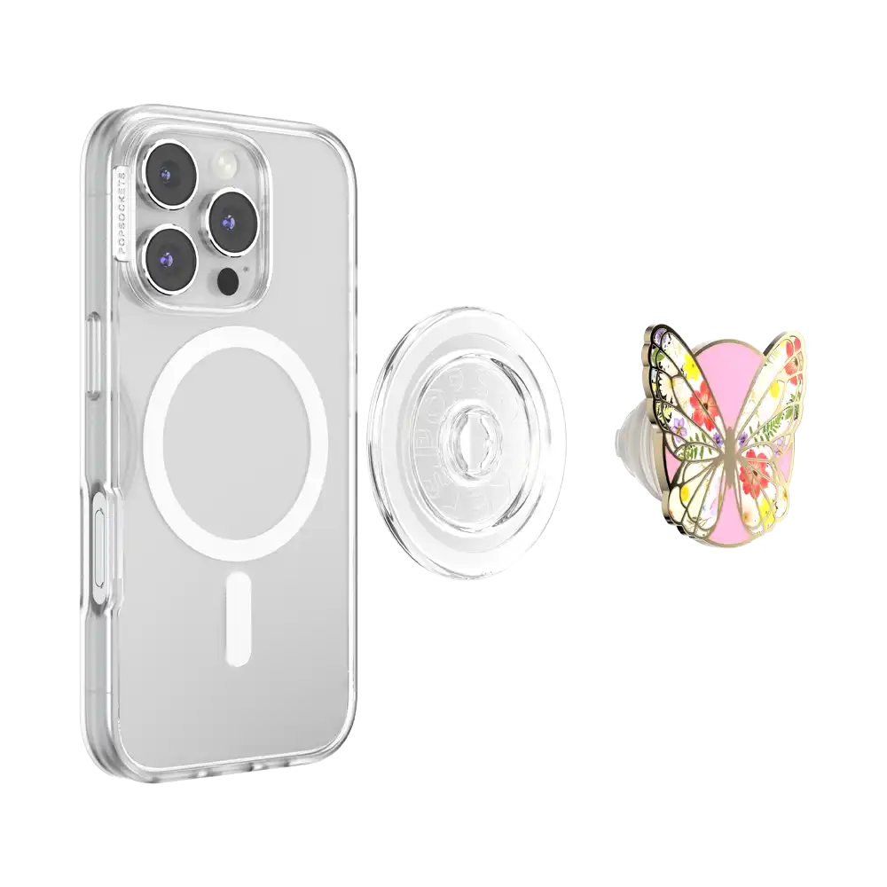 Enamel Mariposa Bloom — MagSafe PopGrip