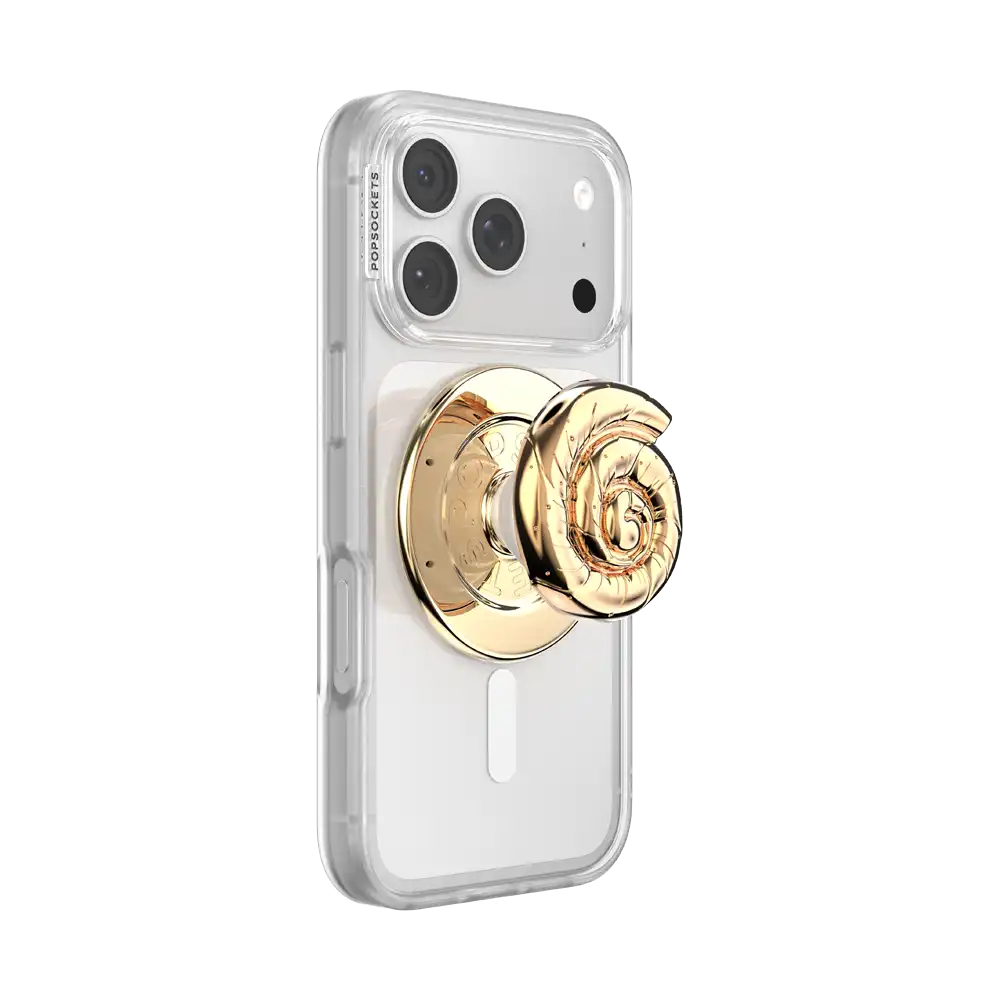 Enamel Nautilus Shell — MagSafe PopGrip