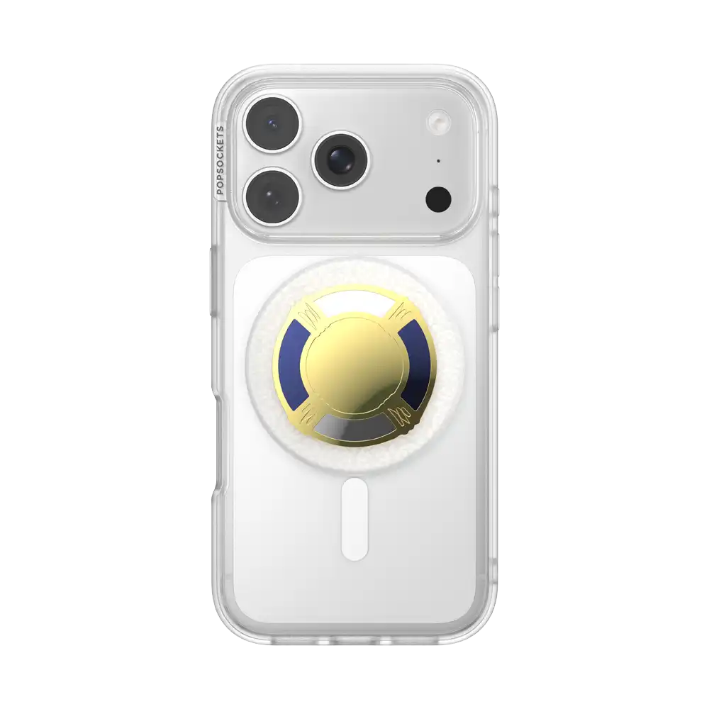 Enamel Silver Dollar — MagSafe PopGrip