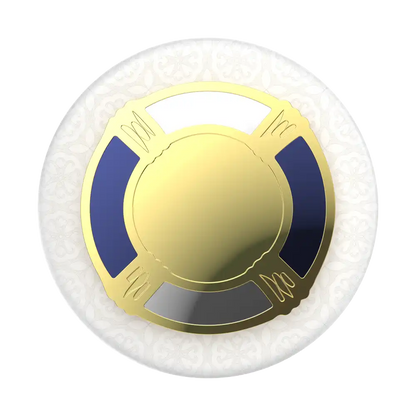 Enamel Silver Dollar — MagSafe PopGrip