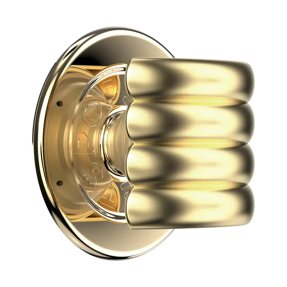Enamel Puffy Stack Gold — MagSafe PopGrip