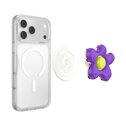 Enamel Wonky Daisy — MagSafe PopGrip