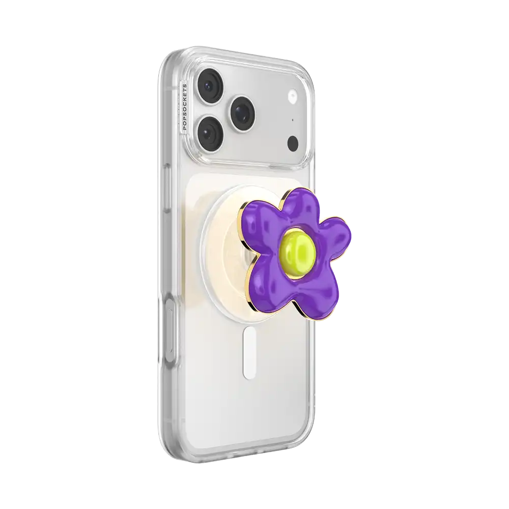 Enamel Wonky Daisy — MagSafe PopGrip