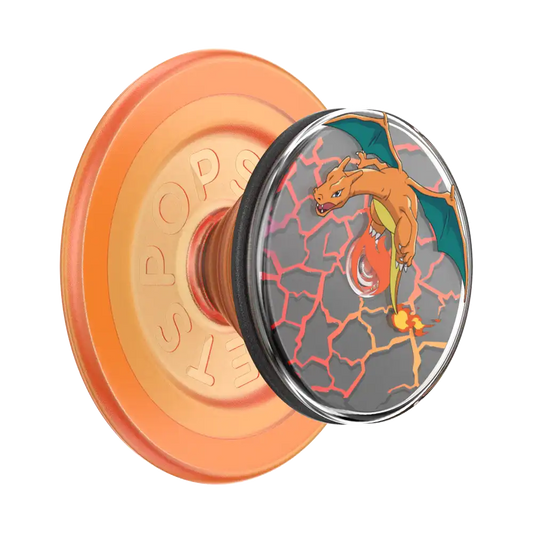 Backspin Charizard in Flight — MagSafe PopGrip