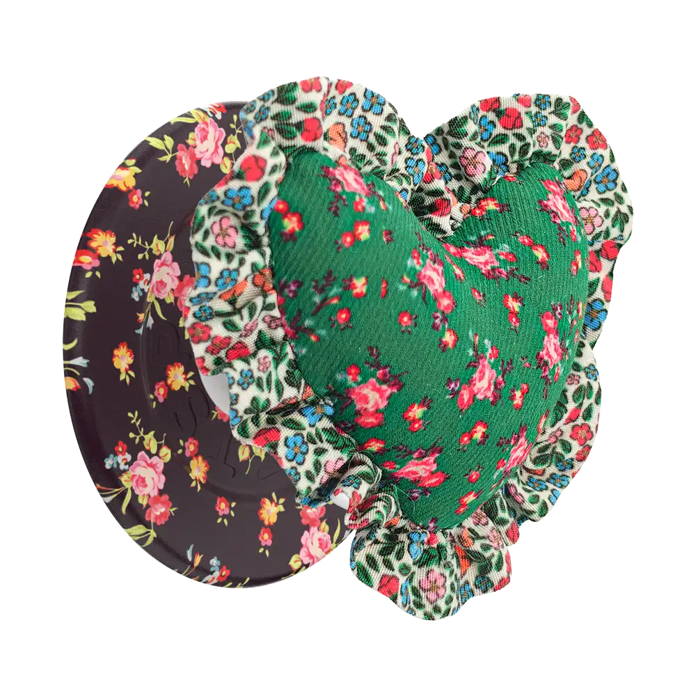 Resin Button Heart — MagSafe PopGrip