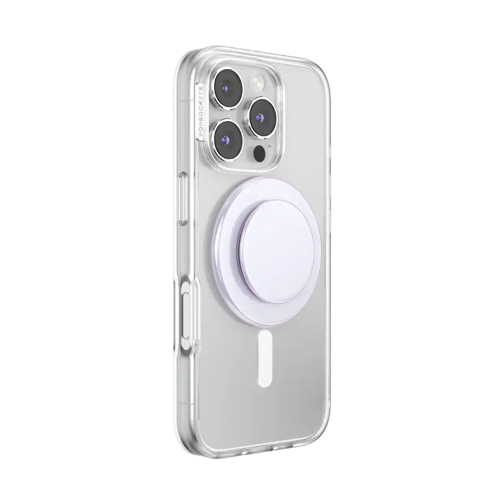 Iridescent White — MagSafe PopGrip