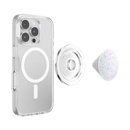 Iridescent Confetti White — MagSafe PopGrip