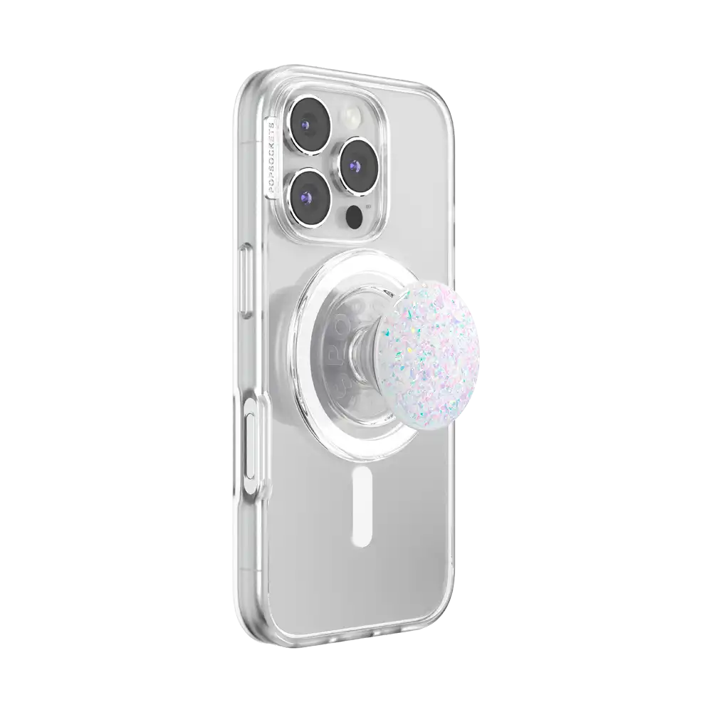 Iridescent Confetti White — MagSafe PopGrip