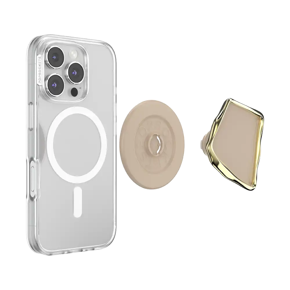 Enamel Latte Cut — MagSafe PopGrip