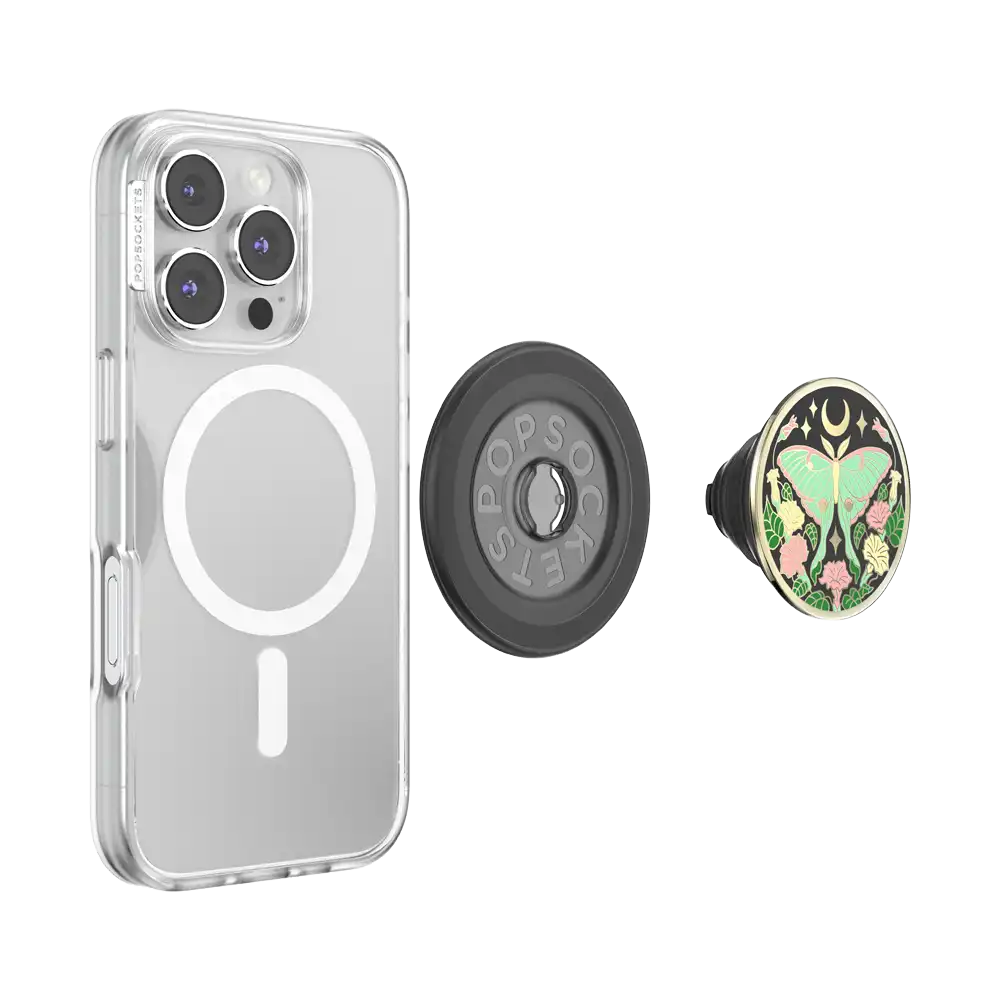 Enamel Luna Moth — MagSafe PopGrip