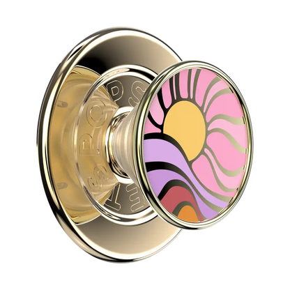Enamel Stamped Pink — MagSafe PopGrip