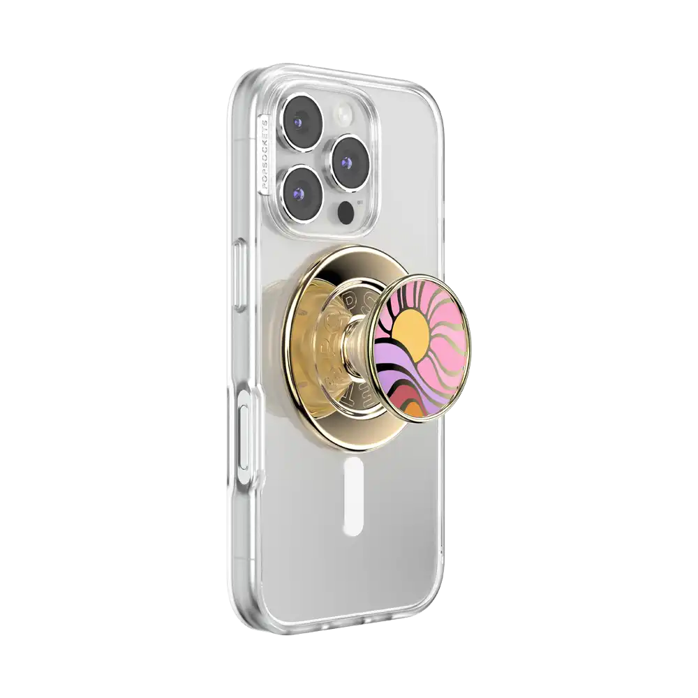 Luxe Enamel Golden Hour — MagSafe PopGrip