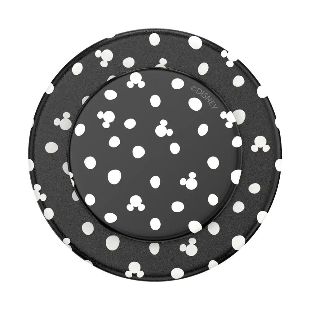 Plush Mickey Black — MagSafe PopGrip